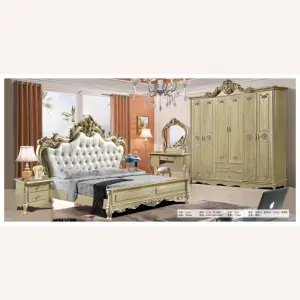 Klasik Dresser sıcak satış yatak odası tuvalet masası Set ayna tarzı ahşap üreticisi ahşap avrupa ile kozmetik makyaj Dresser