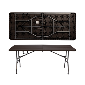 <span class=keywords><strong>Ensemble</strong></span> de tables de <span class=keywords><strong>jardin</strong></span> design en plastique HDPE de 6 pieds <span class=keywords><strong>Ensemble</strong></span> de tables de dîner - Product Image 4