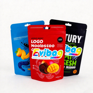 Custom Logo Stand up Pouch Ziplock Food Wholesale China Factory Plastic Packaging <b>Bag</b> - Product Image 1