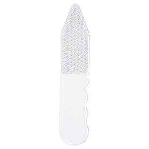 Râpe à callosités en verre droit, surface en nanoglass durable, design simple pour le soin des pieds - Product Image 2