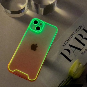 Cover per cellulare luminose a luce notturna per iPhone 14 13 12 Pro Max custodia trasparente per telefono Para Celulares Por Mayor - Product Image 3