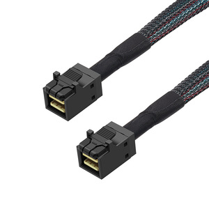 <b>Mini</b> Sas Sff 8643 Hd 12g Signal Cable Silver Plated Wire For Server Data Transmission - Product Image 1
