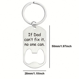 พวงกุญแจที่เปิดขวดโลหะพร้อมพิมพ์ยูวีของขวัญวันหยุดสั่งทำโลโก้ได้ - Product Image 3