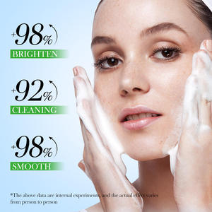 Espuma Limpiadora <span class=keywords><strong>Facial</strong></span> con Vitamina C Orgánica y Hierbas, Blanqueadora para el Acné, con Aloe Vera, para Piel Seca - Product Image 4