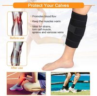 Manchon de compression en néoprène avec revêtement argenté Star pour mollets, effet sauna, pour hommes et femmes, soulagement de la douleur, amincissement et soutien des jambes