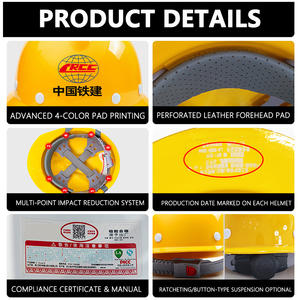 <span class=keywords><strong>Casque</strong></span> de sécurité minière de style européen personnalisable en direct d'usine, 410 grammes, ABS, fonction d'atténuation du bruit, sangle mentonnière pour casques de <span class=keywords><strong>chantier</strong></span> - Product Image 5