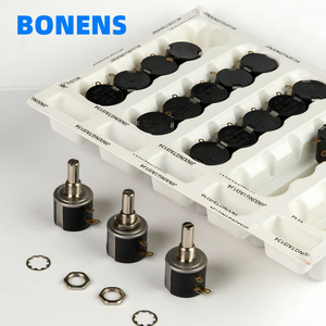 Đa biến wirewound quay chiết, <span class=keywords><strong>10K</strong></span> ohm, 10 lượt, dung sai 5%, Độ chính xác 0.25%, tuyến tính <span class=keywords><strong>taper</strong></span>, 2W Điện đánh giá - Product Image 3