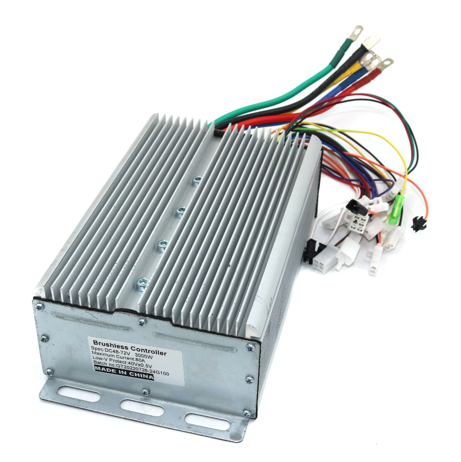 GREENTIME 24 MOSFET 48-72 В 3000 Вт 80Amax контроллер BLDC-C двигателя, Бесщеточный Регулятор скорости, датчик и датчик без датчика