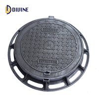 Couverture de regard de drainage extérieur en fonte et béton, écologique et durable, DIVINE