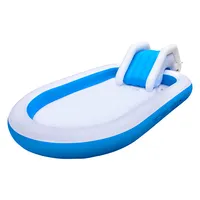 YUNDA — toboggan de piscine pour enfants et adultes, accessoires de piscine, couleurs bleu et blanc, nouveau style, vente en gros