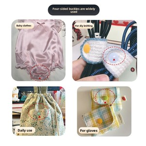 Outil de pose de boutons-pression sans couture pour housses de couette et chaussures, boutons-pression pour vêtements de bébé, boutons dissimulés, boutons-pression B - Product Image 4
