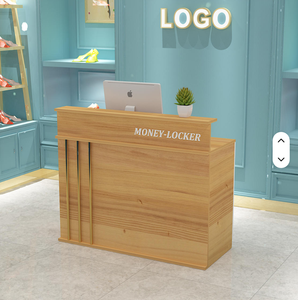 Factory Price <b>Small</b> Front <b>Desk</b> Reception Counter Beauty Salon Front Reception <b>Desk</b> Boutique Restaurant Reception Counter - Product Image 5