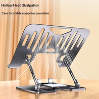 Support de refroidissement silencieux pliable double usage pour ordinateur portable et téléphone portable avec ventilateur pour ordinateur portable de jeu, rehausseur de refroidissement par air