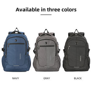 Aoking Maßgefertigter Langlebiger Leichter Wasserdichter Schulrucksack <span class=keywords><strong>19</strong></span> Zoll Tasche Schwarzer Smarter <span class=keywords><strong>Laptop</strong></span>-Rucksack für Männer - Product Image 6