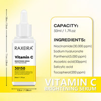 Sérum éclaircissant pour la peau à la niacinamide et à la vitamine C, éclat éclatant, sérum éclaircissant à la vitamine C