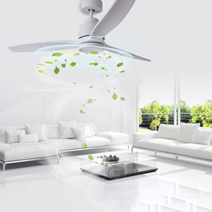 Quạt Trần 52inch DC động cơ gỗ trang trí Led điều khiển từ xa quạt trần inch thông minh Wi-Fi tuya DC Google và Alexa từ xa - Product Image 2