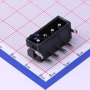 X5050WR-04B-4TSN Wire-to-Board Pin Header Bent Lead Through Hole,P=5.1mm Connector 1x4P 5.1mm Right Angle Insert 4P - Product Image 1