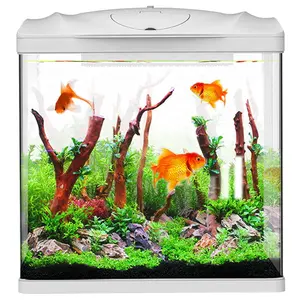 SUNSUN HR-230 HD Glass Desktop Fish Tank Aquarium Rain Shower filtro ecologico Fish Tank Box certificato CE 2w 50/60Hz 7L