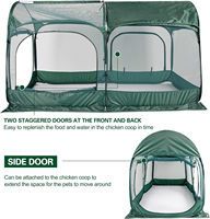 Poulaillers portables, enclos à poulets pliables, cage pour petits animaux, enclos carré pour l'élevage des poussins, enclos à coqs portable