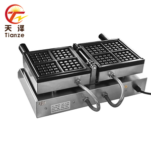 Gaufrier belge carré à 4 tranches de qualité commerciale mini gaufrier électrique antiadhésif pour usage domestique et hôtelier - Product Image 5
