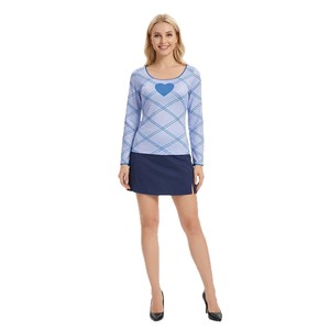 Disfraz de Cosplay de Nami de Fale Animation, Top Azul de Manga Corta para Mujer Adulta, Traje de Anime para Escenario - Product Image 4