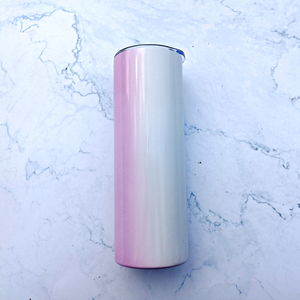 Vaso de acero inoxidable de 20oz activado por la luz del sol, tazas en blanco con aislamiento de paja que cambian de Color para restaurantes, sublimación navideña - Product Image 2