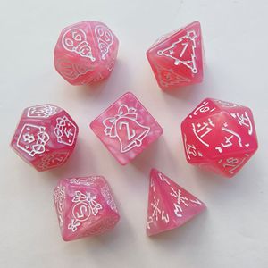 ชุดลูกเต๋าอะคริลิกหลายเหลี่ยมและมังกร (DND) สำหรับธีมเกมกระดาน - Product Image 2