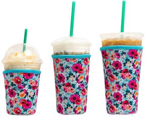 Manchon isolant réutilisable en néoprène pour le café glacé et les boissons froides pour les tasses <span class=keywords><strong>McDonald</strong></span>'s & More - Product Image 3