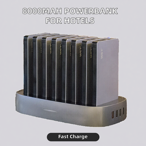 แท่นชาร์จพกพา 8000mAh พร้อมพอร์ต USB สำหรับร้านอาหาร โรงแรม ร้านกาแฟ รองรับโลโก้ OEM - Product Image 2