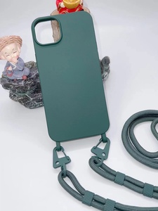 Étuis de téléphone portable de luxe en TPU antichoc avec porte-cartes pour 17 Plus <span class=keywords><strong>12</strong></span> 13 14 15 16promax, sangle d'épaule réglable, bandoulière - Product Image 4