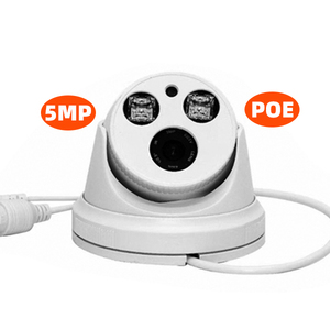 5MP HD <span class=keywords><strong>IP</strong></span> dome PoE máy ảnh ánh sáng IR-CUT 2.8mm3.6mm6mm tầm nhìn ban đêm đầy màu sắc CCTV An Ninh H264 P2P máy ảnh - Product Image 1