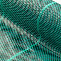 Toile de paillage verte anti-mauvaises herbes de qualité commerciale, en maille plastique, pour le contrôle des adventices, tissu paysager, rouleau de toile de paillage