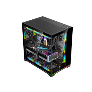 Caja de Pc de mesa de Torre completa ATX Matx vacía a prueba de polvo de gama alta, caja de Juegos de ordenador con luz RGB, carcasa de <span class=keywords><strong>Cpu</strong></span>, cajas de gabinete, Torres - Product Image 5
