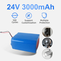 Batterie au lithium-ion rechargeable solaire POEAE 24V 22.2V 18650 3000mAh pour outils électriques