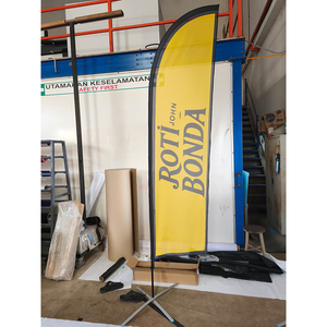 Wholesale Custom Printed Teardrop Beach Flag Flying Banner Flagpole Promotional Flags