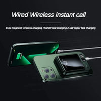 Mini Batterie Externe pour iPhone, Power Bank Magnétique Sans Fil 10000mAh 5000mAh, Chargeur Portable Externe pour iPhone et Android