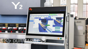 Rem tekan CNC 135 Ton fleksibel, dengan kemampuan Bending ok bagian meruncing dan pemrograman Multi-Station - Product Image 6