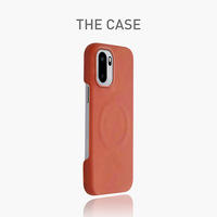 Étui en cuir de mouton magnétique pour OnePlus Ace 6 / 15 / Ace 5 - Coque rigide antichoc semi-enveloppante mate et fine