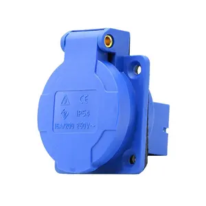 JOYELEC New Style Blue QY112 250V 16A Waterproof Standard Electric Industrial Socket Plug