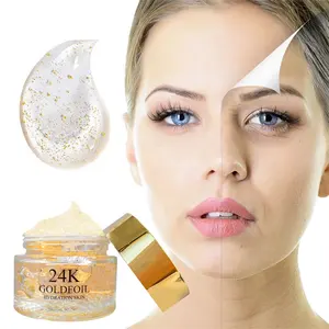 Crème pour le visage Oem 24K Gold blanchissante à la vitamine C anti-âge anti-rides anti-rides crème pour le visage hydratante 24K Gold