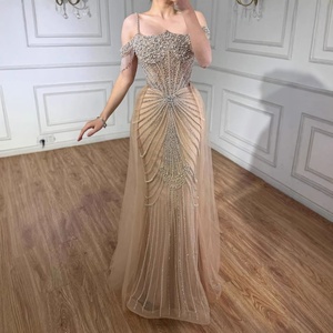 Vestido <span class=keywords><strong>de</strong></span> Fiesta Serene Hill LA73148B, Color Rosa Perla, con Cuentas, Estilo Sirena, Hombros Descubiertos, <span class=keywords><strong>para</strong></span> Mujer, <span class=keywords><strong>para</strong></span> <span class=keywords><strong>Fiestas</strong></span> Formales 2026 - Product Image 4
