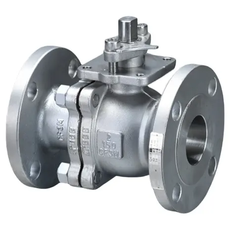 high quality factory manufacture ball valve line pfa stainless steel flange connection ball valve