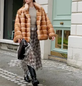 Nuovo Stile Invernale: <span class=keywords><strong>Cappotto</strong></span> Corto da <span class=keywords><strong>Donna</strong></span> in Finta Pelliccia di <span class=keywords><strong>Visone</strong></span> Ecologica, Monopetto con Collo in Pelliccia, Motivo 3D, Pelle Intera - Product Image 6