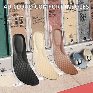 แผ่นรองรองเท้า 4D Cloud Technology นุ่ม ระบายอากาศได้ดี ซับแรงกระแทก รองรับการเล่นกีฬา  แผ่นรองพื้น PU  ดูแลสุขภาพเท้า  ซักล้างได้ - Product Image 3
