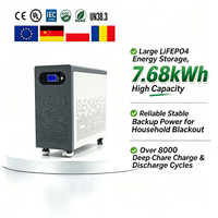 Batterie solaire au lithium 51,2 V 150 Ah 8 kWh 48 V à décharge profonde pour système solaire hybride avec cellule BYD Blade et fonction de protection contre les basses tensions