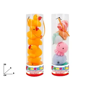Jouets de bain Fenerini, animaux en peluche doux, ensemble de tubes de 29 cm pour les enfants - Product Image 1