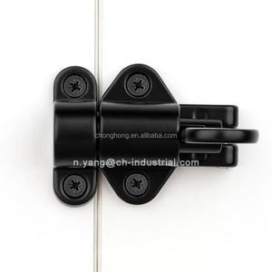 Tự động kéo vòng mùa xuân Bounce chốt bán buôn Hợp kim nhôm an ninh cổng khóa mùa xuân tải Bolt Latch tự đóng latche - Product Image 4