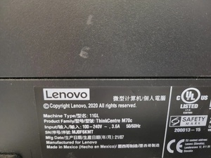 ThinkCentre M70C SFF คุณภาพสูงสุด ซีพียู Core I5-10400 2.90GHz แรม 8GB DDR4 ฮาร์ดดิสก์ SSD 256GB - Product Image 6