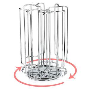 Support de <span class=keywords><strong>rangement</strong></span> rotatif en métal chromé pour 52 capsules de café <span class=keywords><strong>Tassimo</strong></span>, idéal pour la cuisine - Vente en gros - Product Image 4