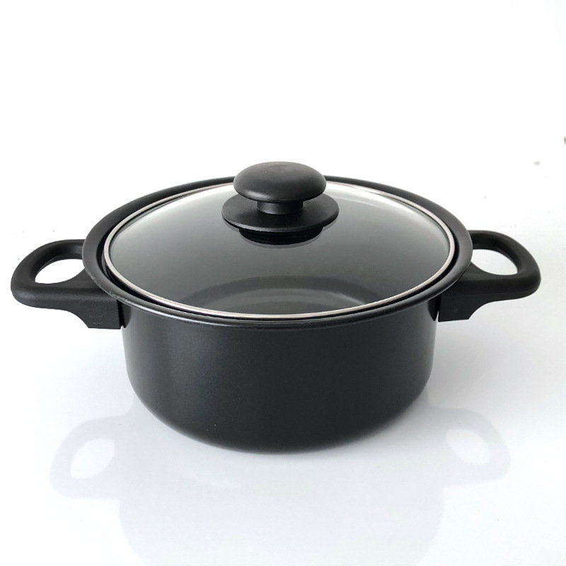 Refined Iron Set 13 Piece Set Cooking Pot Cookware Set Non Stick Pot Soup Pots Frying Pan with Lid Sleeping Spoon · image 2